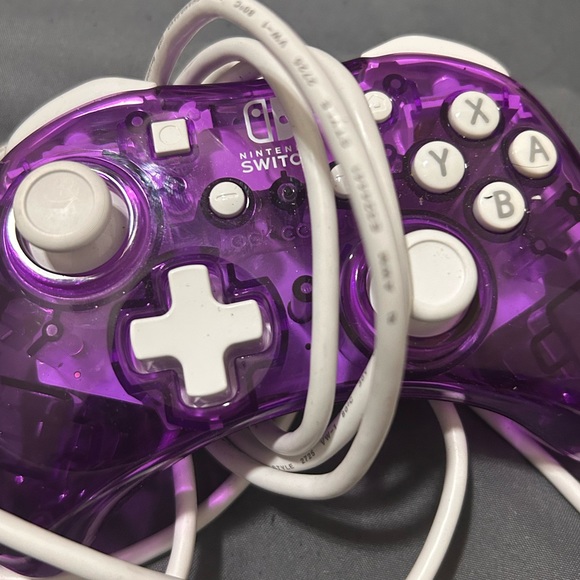 Nintendo Switch Rock Candy Wired Controller Purple see-through - Picture 2 of 4